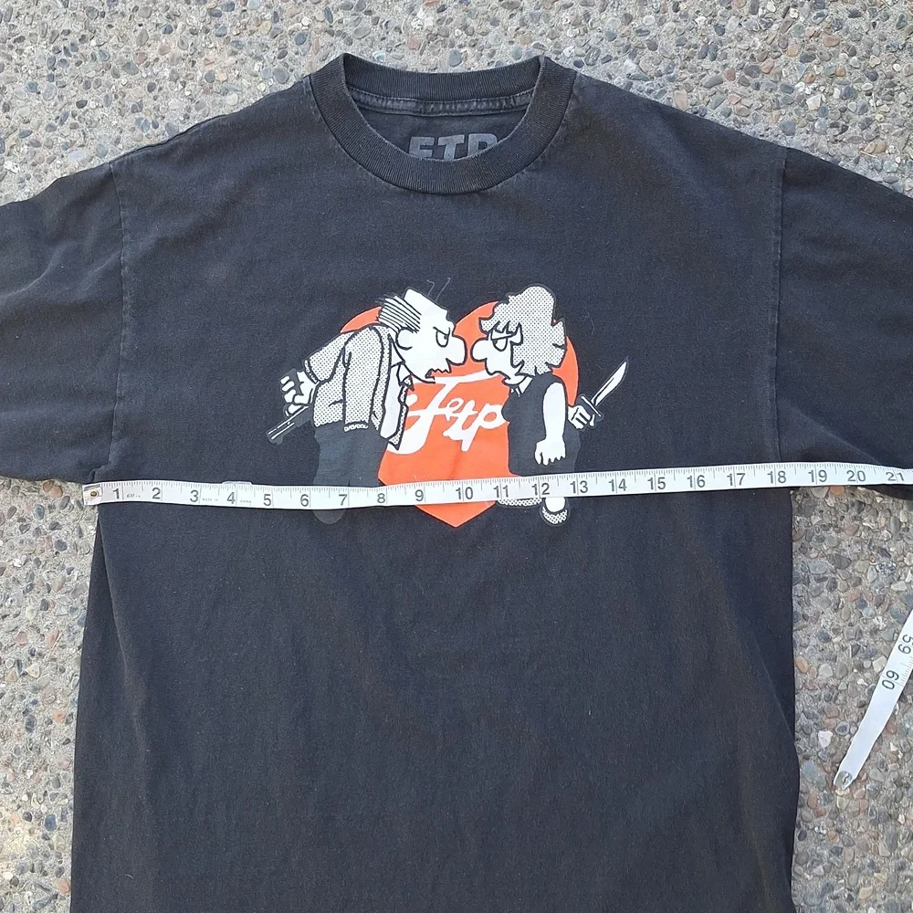 FTP Stand-off Graphic Tee Short Sleeve Mens Size Medium 100% Cotton Alt - Picture 4 of 6